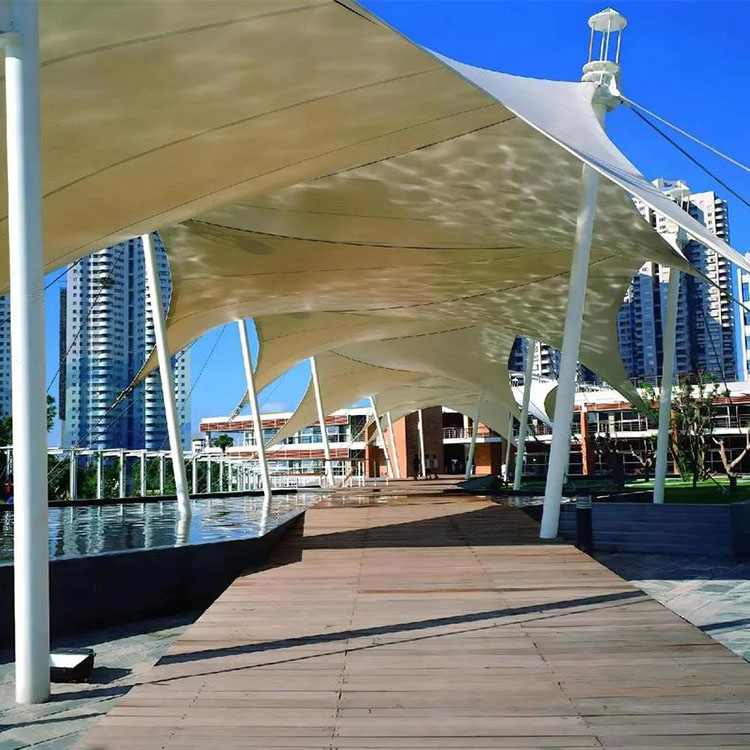 禄劝膜结构景观棚