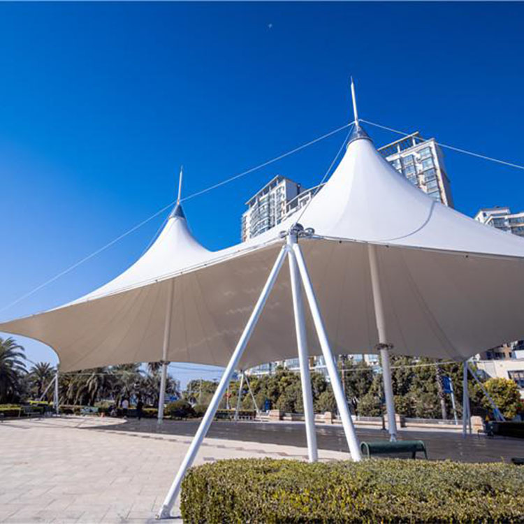 禄劝膜结构景观棚