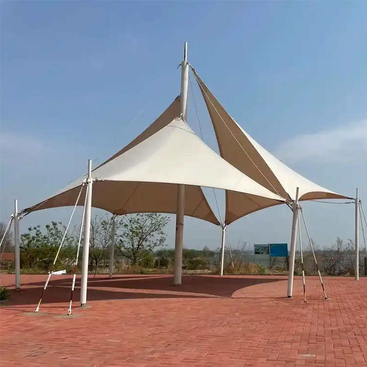 禄劝膜结构景观棚