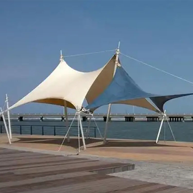 禄劝膜结构景观棚