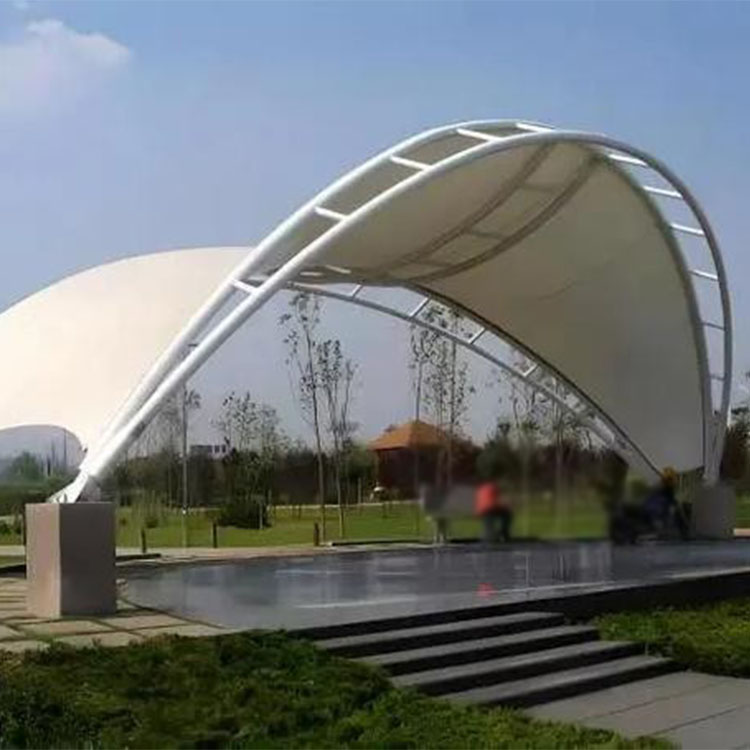 禄劝膜结构景观棚