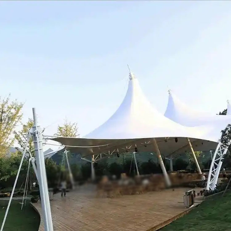 禄劝膜结构景观棚