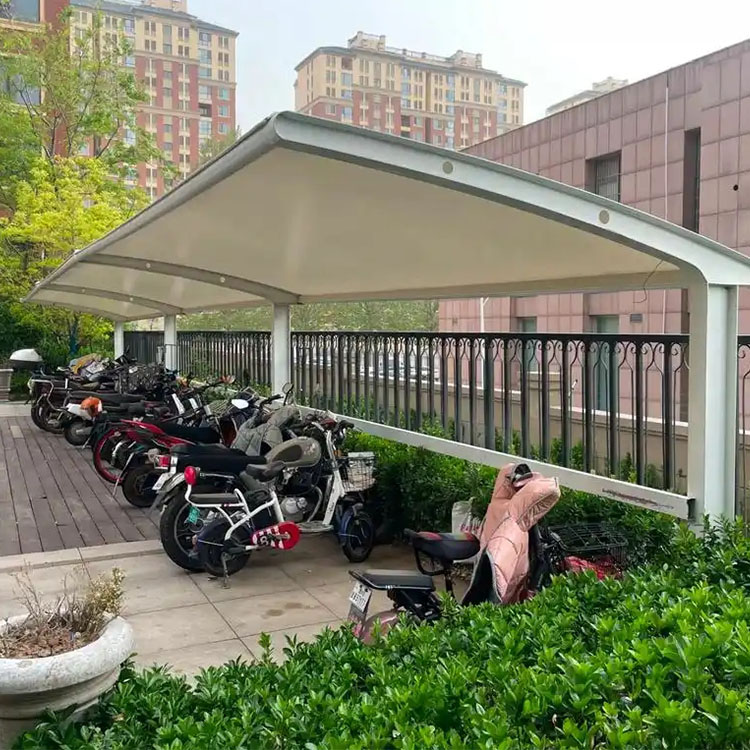 禄劝膜结构电动车棚