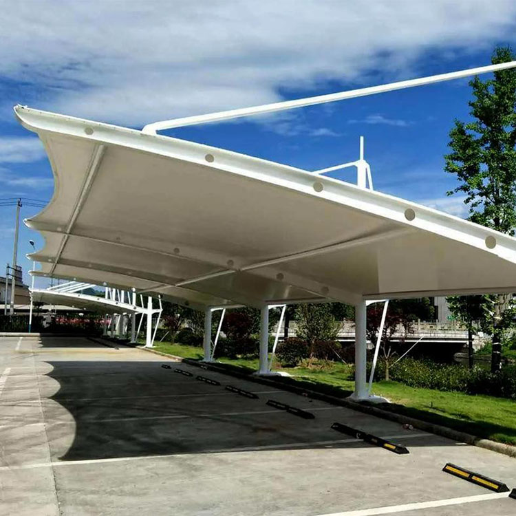 禄劝膜结构汽车棚