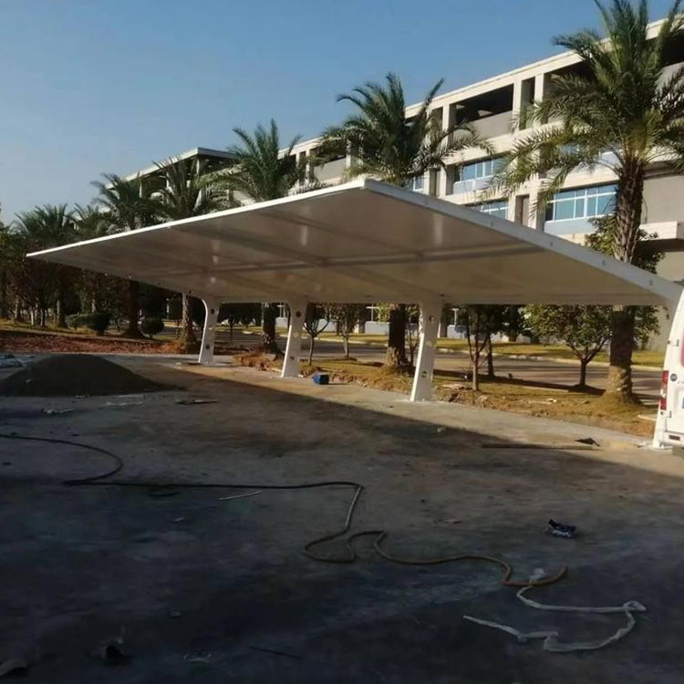 禄劝膜结构汽车棚